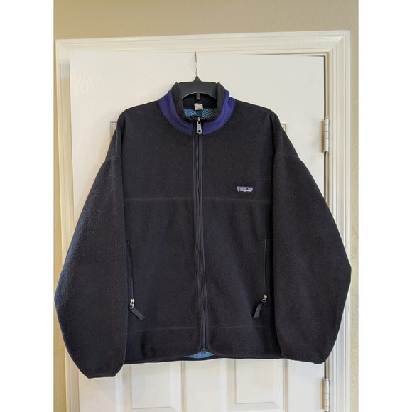 Patagonia Other - Vintage Patagonia PEF Fleece Full Zip Black Jacket